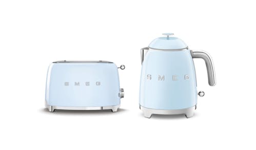 Smeg Toaster with Kettle - Pastel Blue (TSF01PBUK+KLF05PBUK)