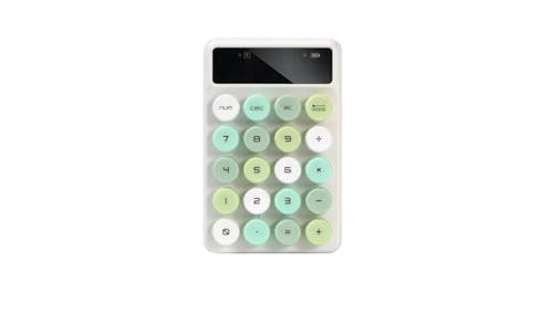 Alcatroz JellyBean Num A3 Aqua Bluetooth Wireless Number Pad - Crayon Green