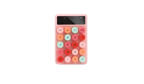 Alcatroz JellyBean Num A3 Aqua Bluetooth Wireless Number Pad - Crayon Pink