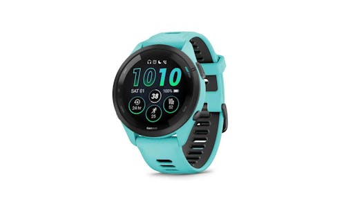 Garmin Forerunner 265 46mm Running Smartwatch - Aqua (Main).jpg