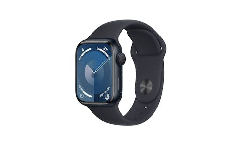 Apple Watch Series 9 GPS 41mm Midnight Aluminum Case with Midnight Sport Band - 1.jpg