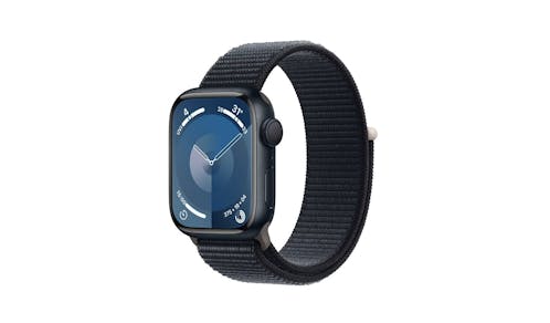 Apple Watch Series 9 GPS 41mm Midnight Aluminum Case with Midnight Sport Loop - 1.jpg