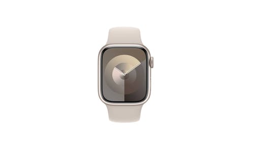 Apple Watch Series 9 GPS 41mm Starlight Aluminum Case with Starlight Sport Band 1.jpg