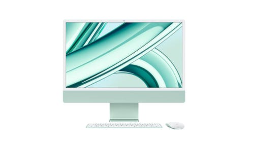Apple iMac with 4.5K Retina (MQRP3) M3 8-Core and 10G (24-Inch, 512GB SSD) - Green