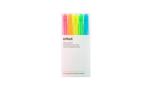 Cricut 2009961 0.8 mm 5 ct Glitter Gel Pens - Neon