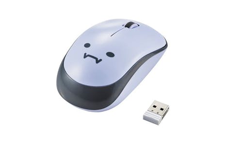 Elecom M-IR07DRSPF5-G Wireless IR Mouse - Purple Face 5
