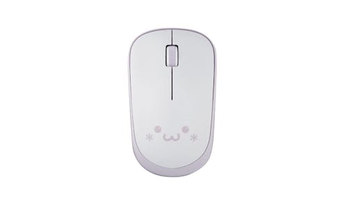 Elecom M-IR07DRS Purple Face 3 2.4GHz Wireless Silent Mouse - Purple