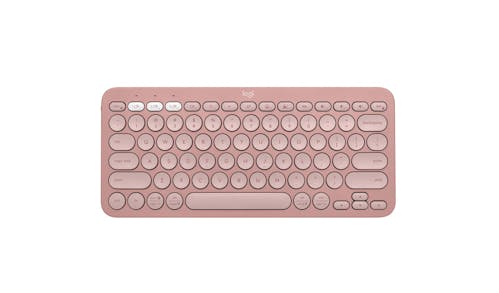 Logitech 920-011755 Pebble Keys 2 K380s Bluetooth Keyboard - Tonal Rose