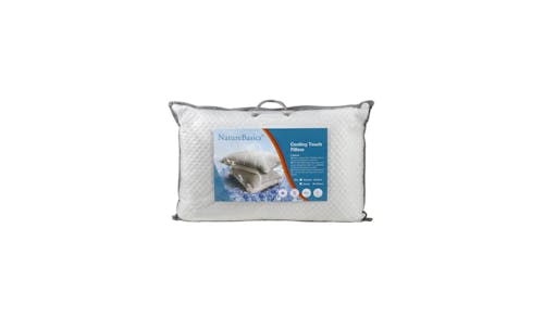 Nature Basics Cooling Touch Standard Pillow - White