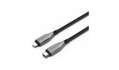 Cygnett CY4669 2m USB C Arm Lightning Cable - Black