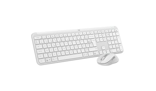Logitech MK950 Signature Slim Wireless Keyboard and Mouse Combo - Off-White