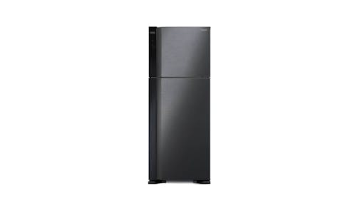 Hitachi R-V560P7MS-BBK 450L 2 Door Refrigerator - Brilliant Black-01