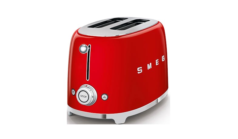 Smeg TSF01RDUK 50's Retro Style Aesthetic Toaster - Red-02