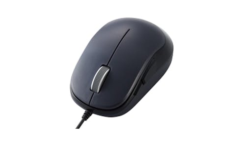Elecom M-Y9UBBK 5 Button BlueLED Wired Mouse - Black-011