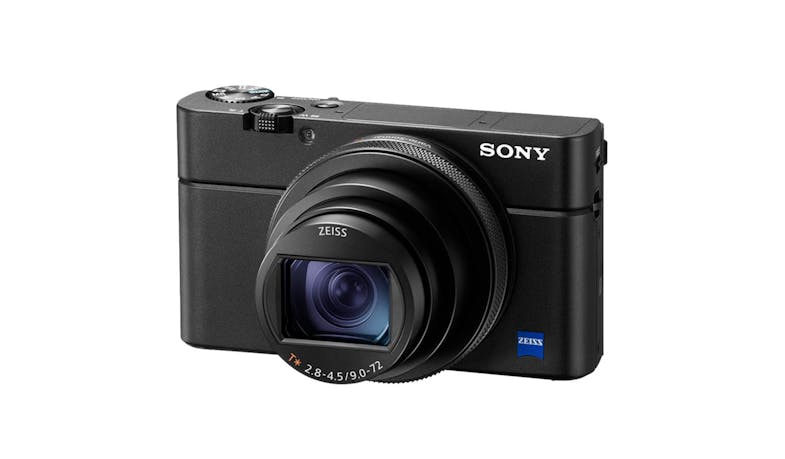 Sony Cyber-Shot RX100 VII Compact Camera + Shooting Grip Kit (DSC-RX100M7G) - Alt Angle