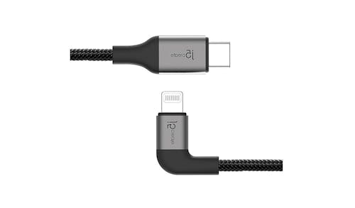J5 JALC15B USB-C to L-Shape Lightning Cable - Black-01