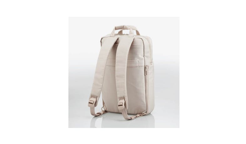 Elecom BM-OF04BE off toco Backpack - Sand Beige (Rear)