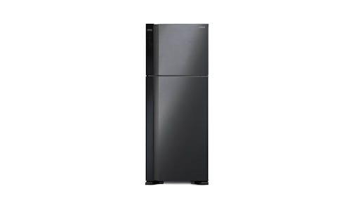 Hitachi R-V690P7MS-BBK 550L 2-door Refrigerator - Brilliant Black