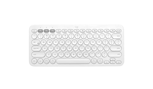 Logitech K380 (920-9580) Multi-device Bluetooth Keyboard - Off White (Front)