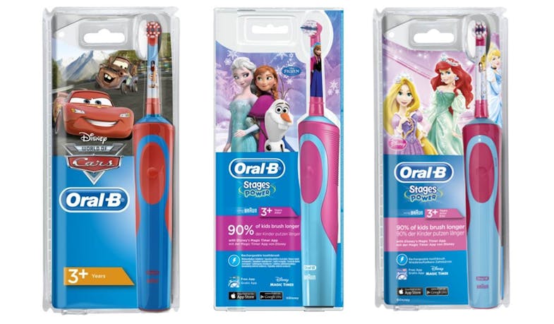 Oral-B Stages Power D-12.513.K Kids Electric Toothbrush Powered By Braun - Assorted Designs