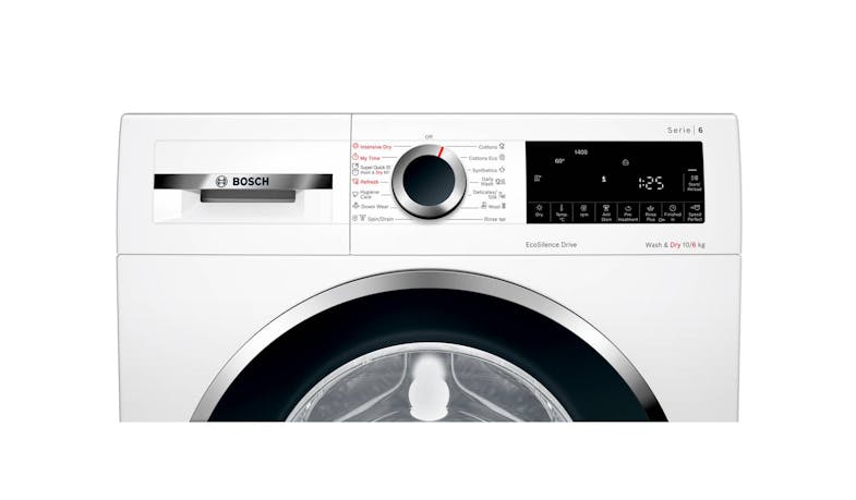 Bosch WNA254U0SG 10kg Washing Machine with 6kg Dryer - Panel