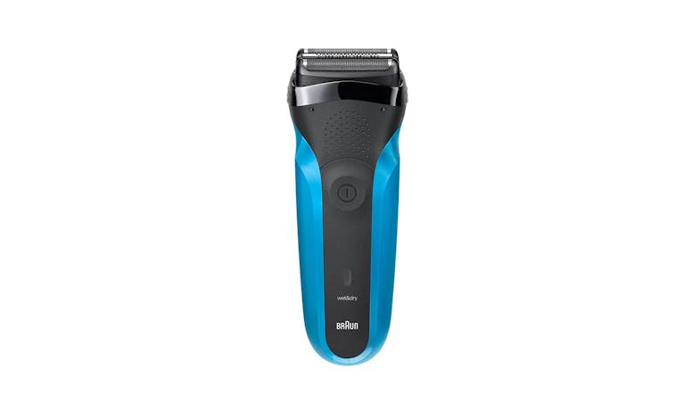 Braun Series 3 Shave&Style 310BT Wet & Dry Shaver - Black/Blue - Front