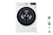 LG AI Direct Drive FV1285H4W 8.5kg5kg Front Load Washer Dryer - Blue White - Front