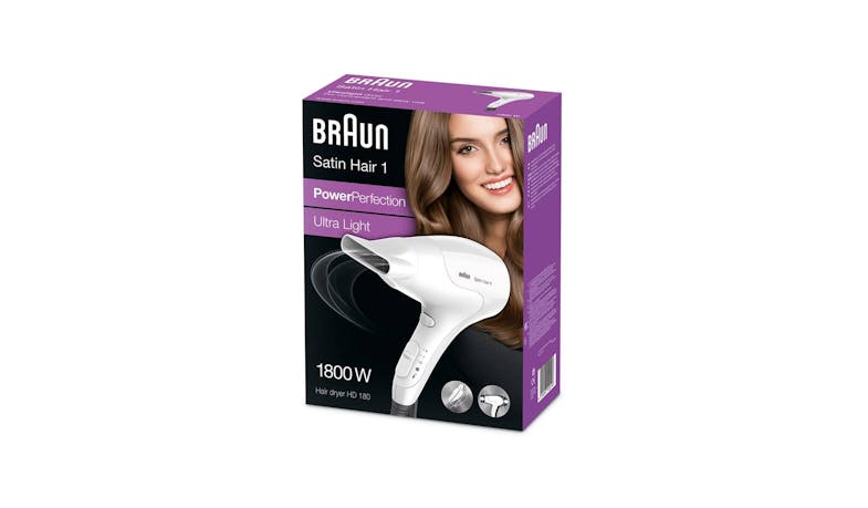 Braun HD180 Satin Hair 1 Hair Dryer (Packaged View)