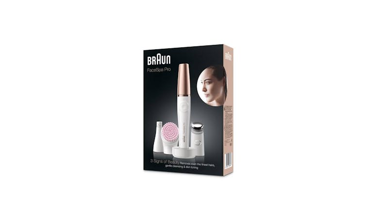 Braun SE Pro 912 FaceSpa Facial Epilator with Cleansing Brush (Packaged View)