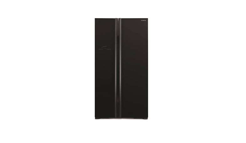 Hitachi SXS R-S700PMS0600L Side By Side Refrigerator – Glass Black