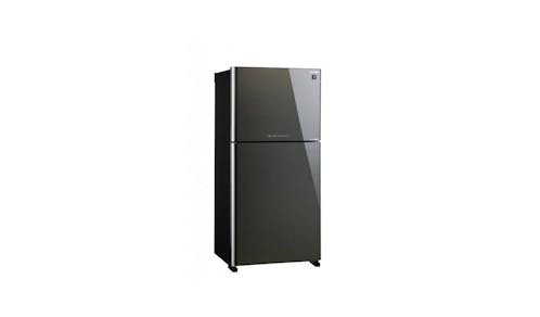 Sharp 512L Top Refrigerator - Dark Silver SJ-PG55P2 (Front View)
