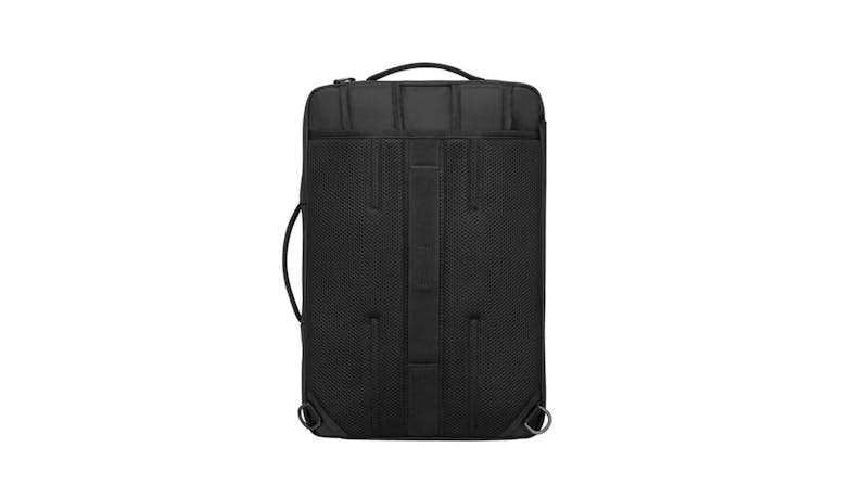 Targus TBB595GL 15.6" Urban Convertible Backpack - Black (Back View)