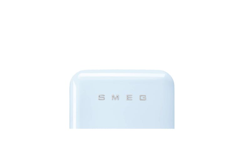Smeg (FAB5RPB5) 34L 50's Style 1-Door Mini Fridge - Pastel Blue (Top View)