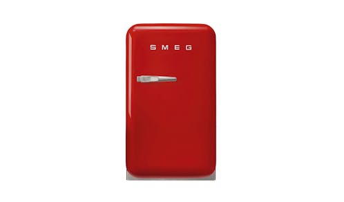 Smeg (FAB5RRRD5) 34L 50's Style 1-Door Mini Fridge - Red (Front View)