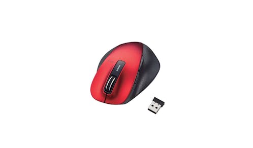 Elecom M-XGL10DBS L Noiseless Wireless Mouse Red (Main)