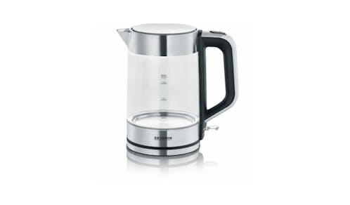 Severin WK 3420 1.7 L Electric Glass Kettle - Black/Stainless Steel (Main)
