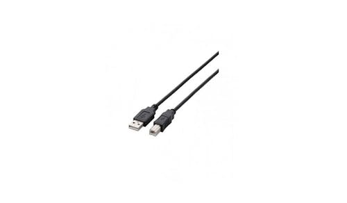 Elecom U2C-BN20BK USB 2.0 A-B Cable 2M