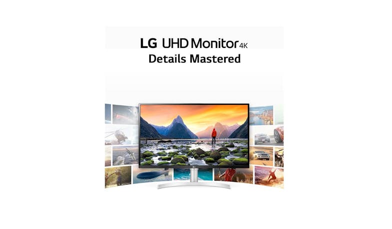 LG UltraFine 31.5 -inch UHD 4K HDR IPS Monitor (32UN650-W) - 01