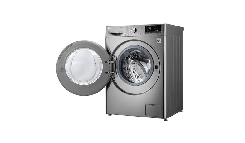 LG AI Direct Drive™ FV1408H4V 8/6kg Front Load Washer Dryer Combo - VCM (Opened View)