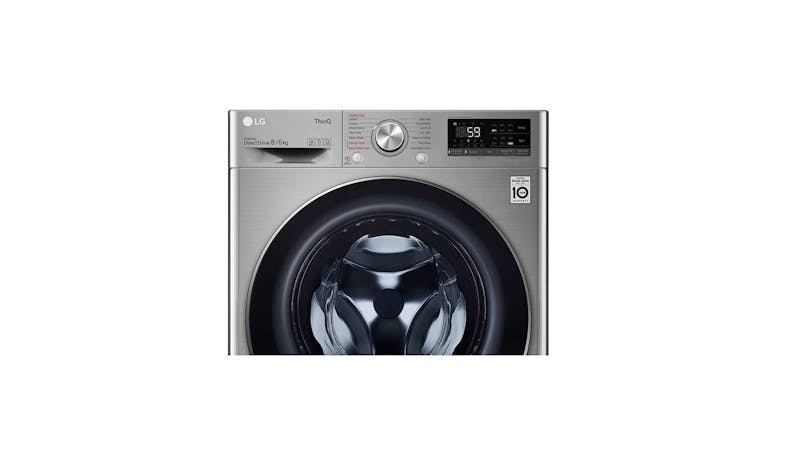 LG AI Direct Drive™ FV1408H4V 8/6kg Front Load Washer Dryer Combo - VCM (Front Top View)