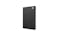 Seagate One Touch STKY1000400 1TB External Hard Disk Drive - Black (Side View)