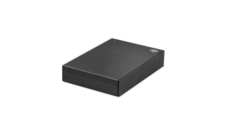 Seagate One Touch STKY1000400 1TB External Hard Disk Drive - Black (Top View)
