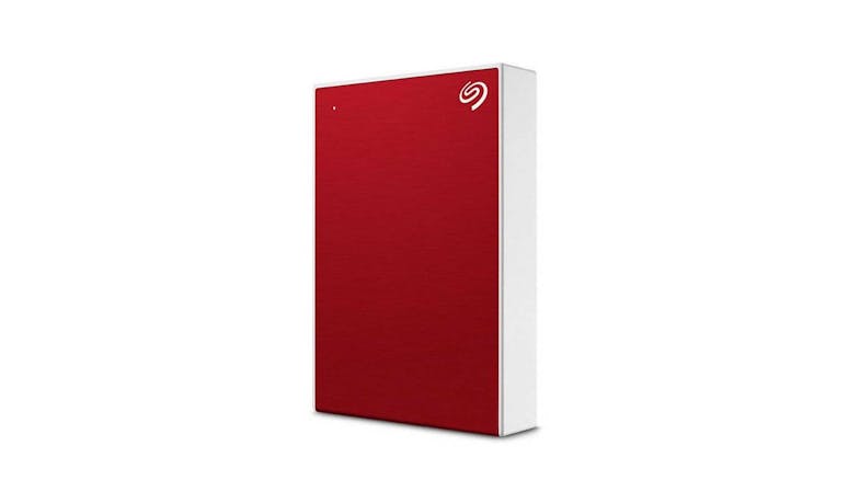 Seagate One Touch STKY2000403 2TB External Hard Disk Drive – Red (Side View)