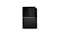 Western Digital My Book Duo 6TB Portable Hard Drive - Black (WDBFBE0060JBK) - Side View
