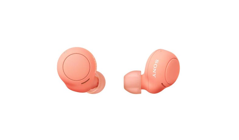 Sony Truly Wireless Headphones - Orange (WF-C500) - Main