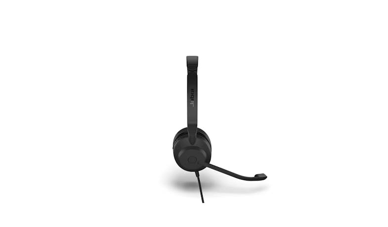 Jabra Connect 4h Over-Ear Headset - Black (Side View)