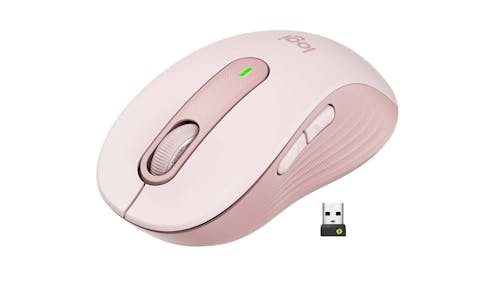 Logitech M650 Signature Wireless Mouse - Rose (910-006263)