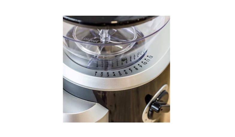 Rommelsbacher EKM 300 150w Coffee Mill with Conical Burr Grinder (Angle View)