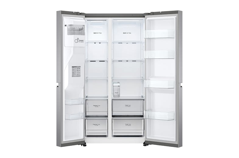 LG 617L Side-by-Side Refrigerator with Smart Inverter Compressor (GS-L6172PZ) (IMG 8)