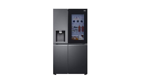 LG 598L Side-by-Side Refrigerator with InstaView Door-in-Door - Matte Black (GS-X5982MC) (IMG 1)